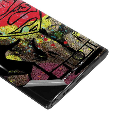 DC Comics Superman Color Splatter Galaxy Note 10 Skin